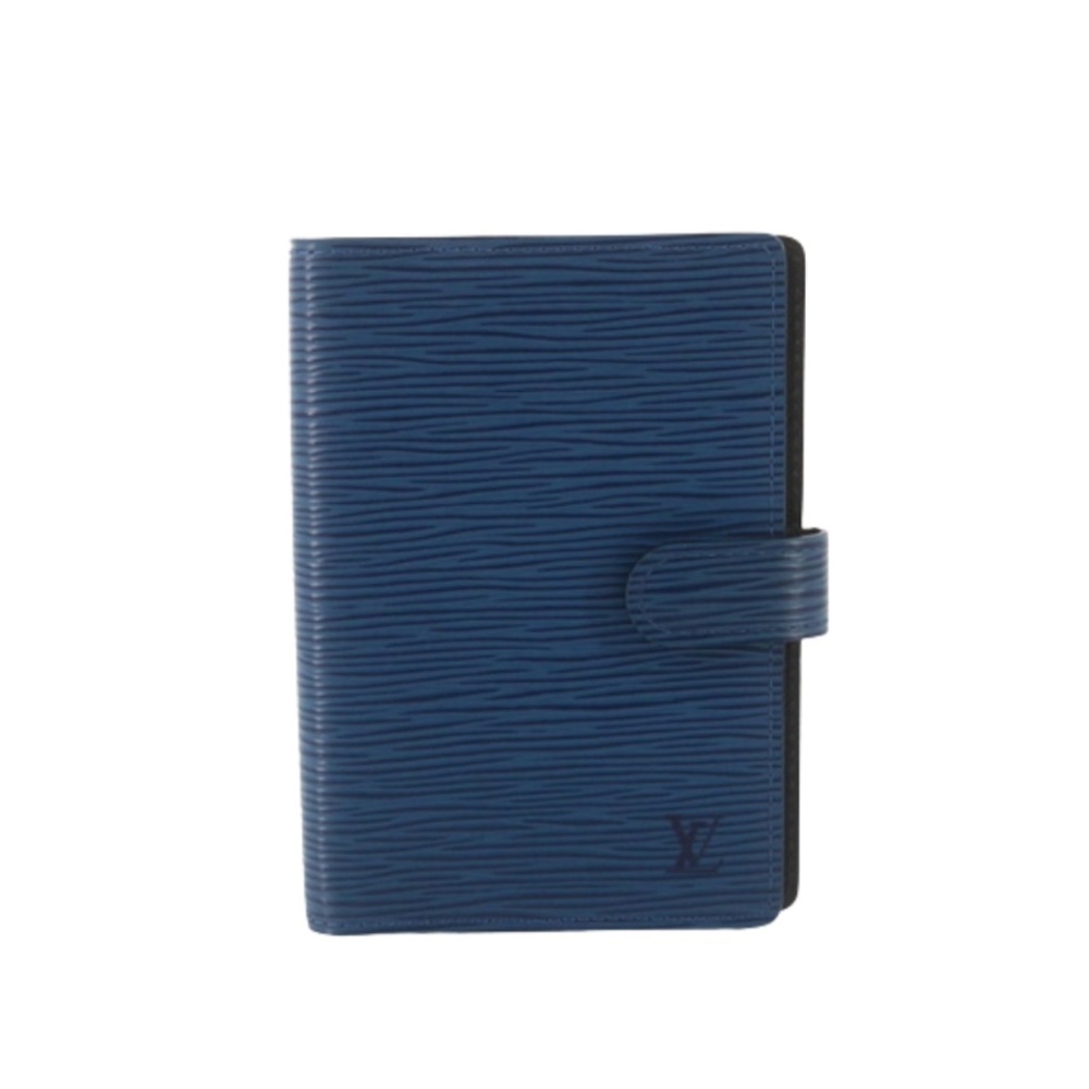Louis Vuitton Navy Epi Leather PM Agenda / Passport Holder